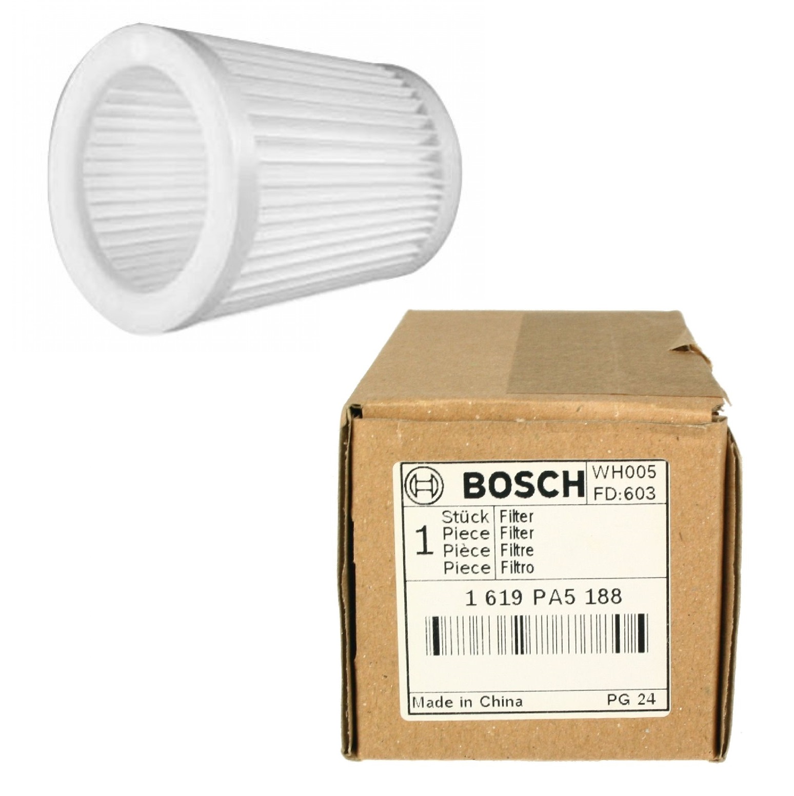 картинка Фильтр для аккумуляторного пылесоса Bosch PAS 18LI 1619PA5188 (1 619 PA5 188) от интернет-магазина РемЗапчасти24