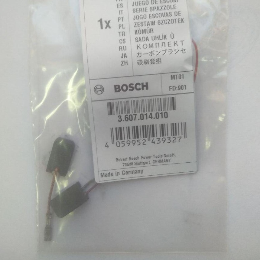 картинка Комплект угольных щеток для GBR 14 CA, GNF 35 CA Bosch 3607014010 (3 607 014 010) от интернет-магазина РемЗапчасти24