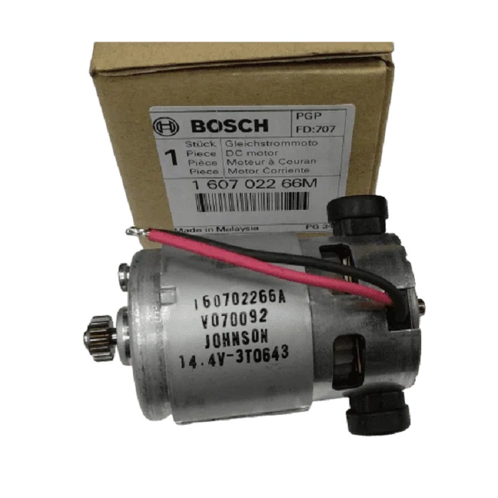 картинка Двигатель для шуруповерта GSB 140-LI, GSR 140-LI Bosch 160702266M (1 607 022 66M) от интернет-магазина РемЗапчасти24
