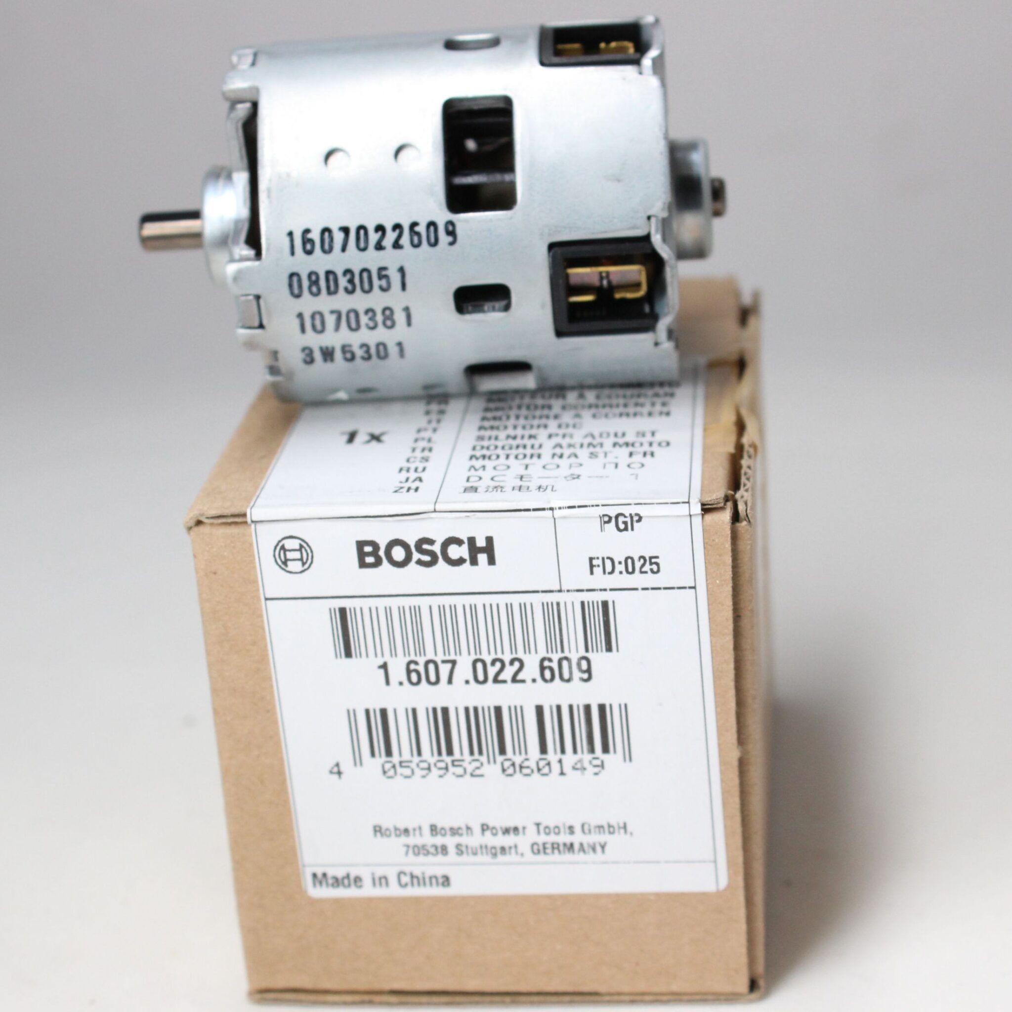 картинка Двигатель для шуруповерта GSR/GSB 18 VE-2-LI Bosch 1607022609 (1 607 022 609) от интернет-магазина РемЗапчасти24